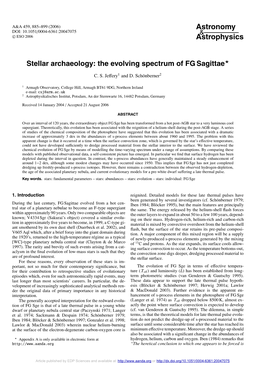 Stellar Archaeology: the Evolving Spectrum of FG Sagittae