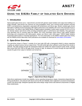 AN677: Using the Si826x Family of Isolated Gate Drivers