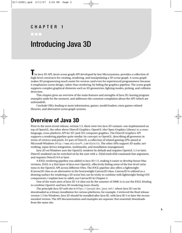 Introducing Java 3D