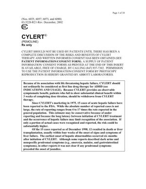CYLERT (PEMOLINE) Rx Only