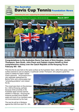 Davis Cup Tennisfoundation News