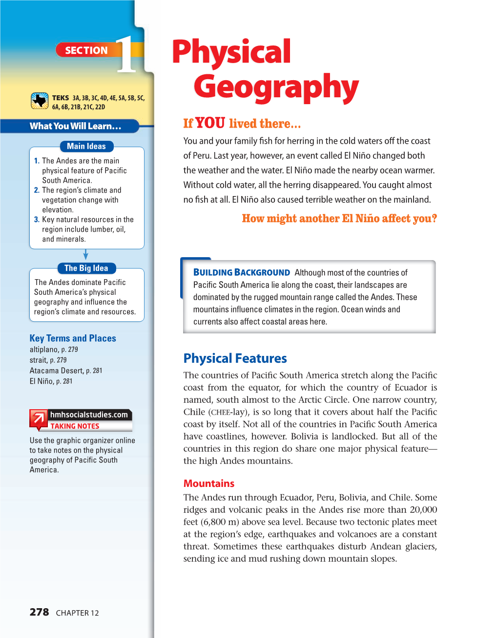 Physical Geography Note Information B