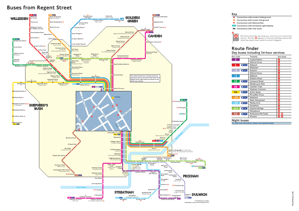 Buses from Regent Street