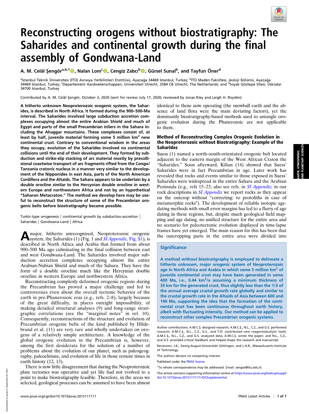 The Saharides and Continental Growth During the Final Assembly of Gondwana-Land