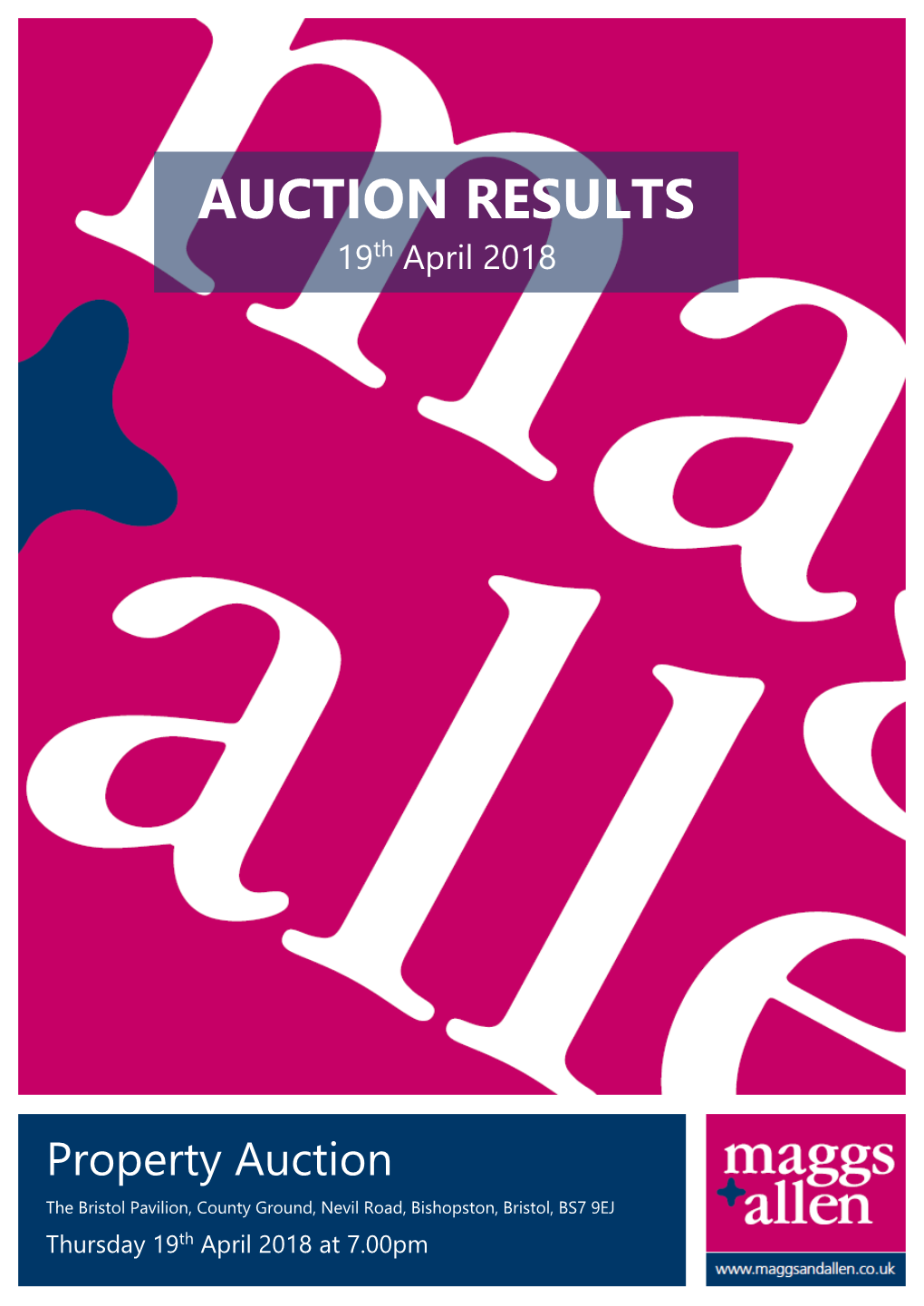 AUCTION RESULTS 19Th April 2018