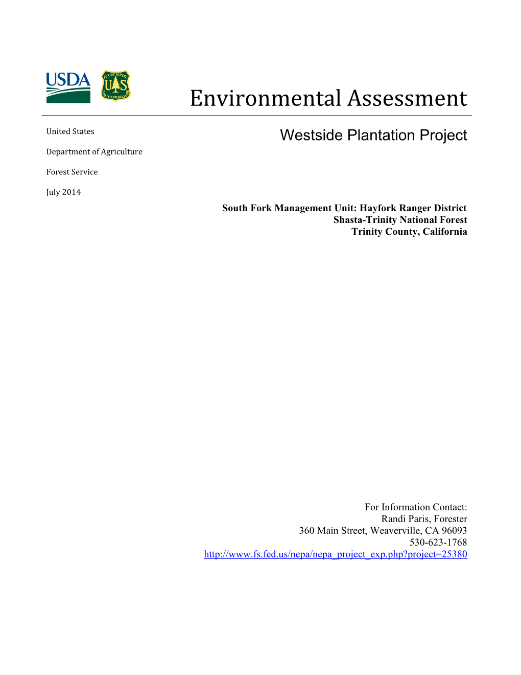 Environmental Assessment