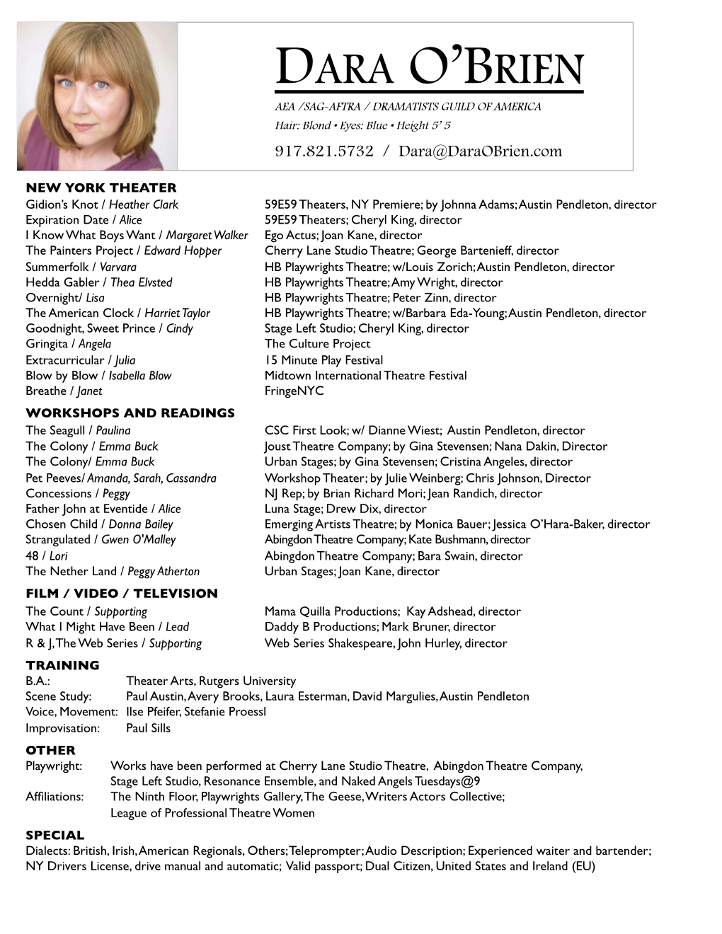 Dara Obrien Serious Resume1.Pptx