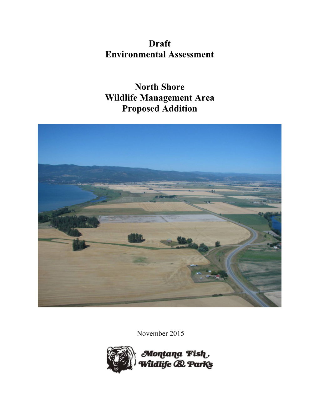 Draft Environmental Assessment North Shore Wildlife Management