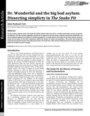 Dissecting Simplicty in the Snake Pit Research Article