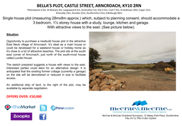 Bella's Plot, Castle Street, Arncroach, Ky10