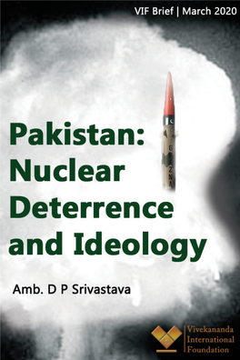 Pakistan: Nuclear Deterrence and Ideology