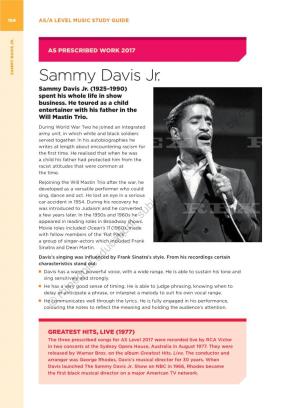 Sammy Davis Jr . Sammy Davis Jr