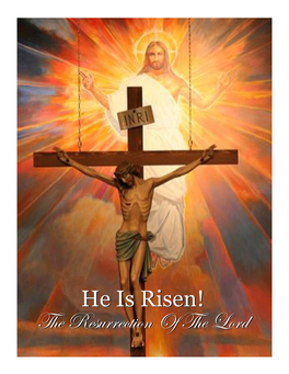 The Resurrection of the Lord He Is Risen!