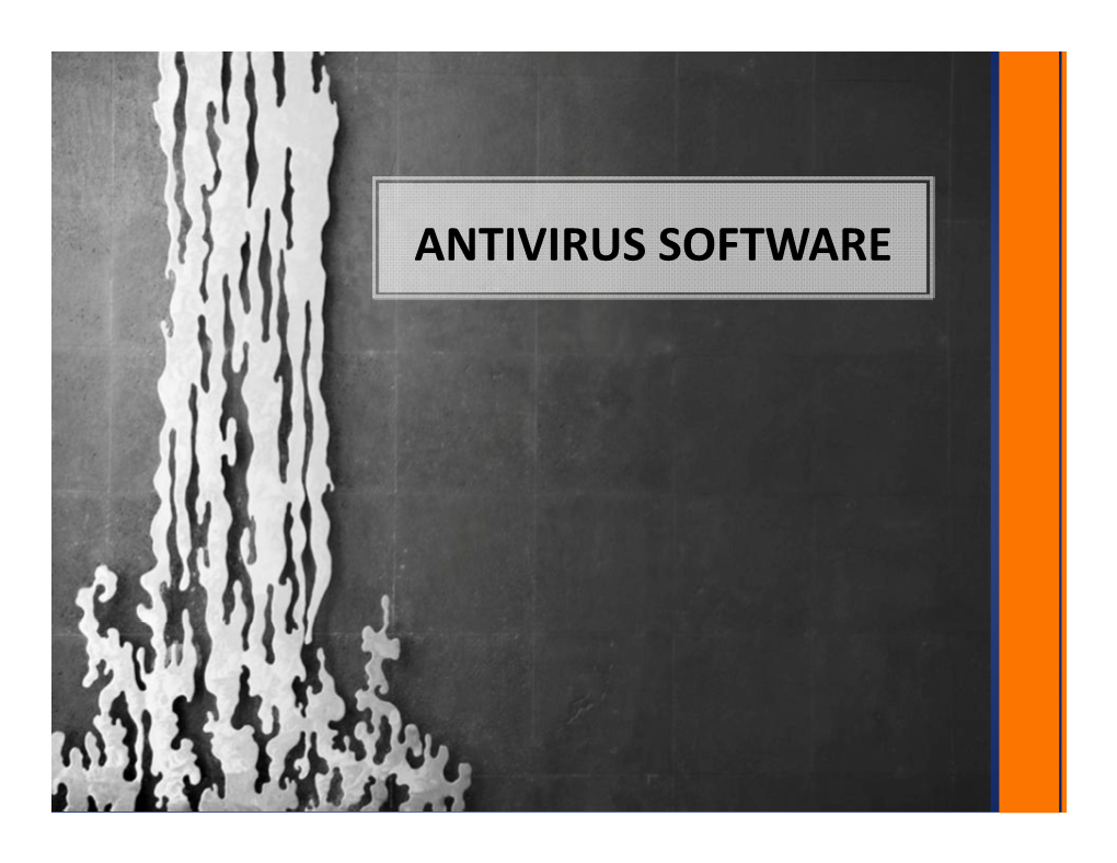 Antivirus Software Anti Virus