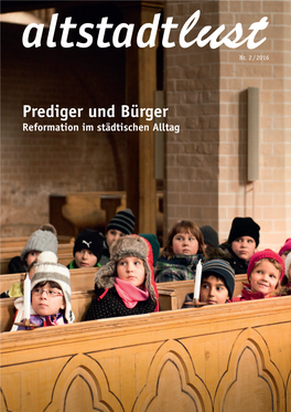 Prediger Und Bürger Reformation Im Städtischen Alltag 2016