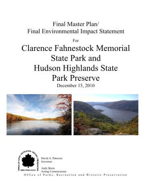 Clarence Fahnestock & Hudson Highlands