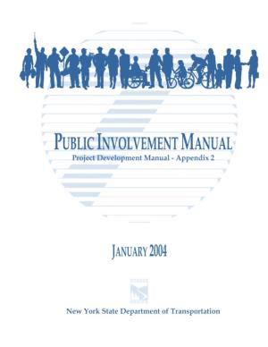 NYSDOT Public Involvement Manual