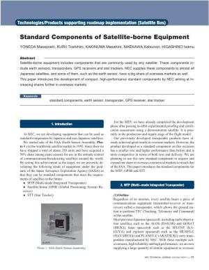 Standard Components of Satellite-Borne Equipment