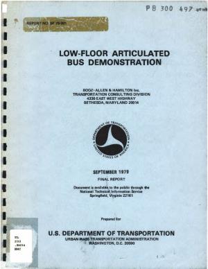 Low-Floor Articulated Bus Demonstration
