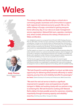 Strategic Business Plan 2019-2024 Summary Wales