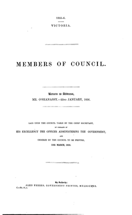 Members ,Of Council