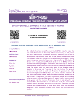 IJPRBS, 2013; Volume 2(2 ): 82-98 IJPRBS