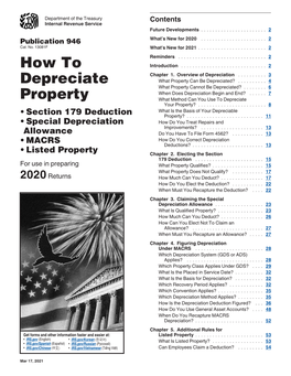 Publication 946, How to Depreciate Property