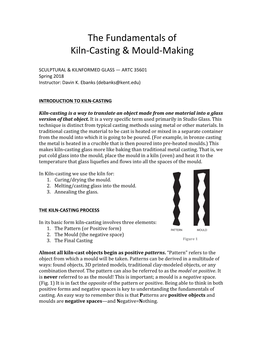 The Fundamentals of Kiln-Casting & Mould-Making