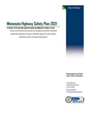 Minnesota FY 2021 Highway Safety Plan Annual Report