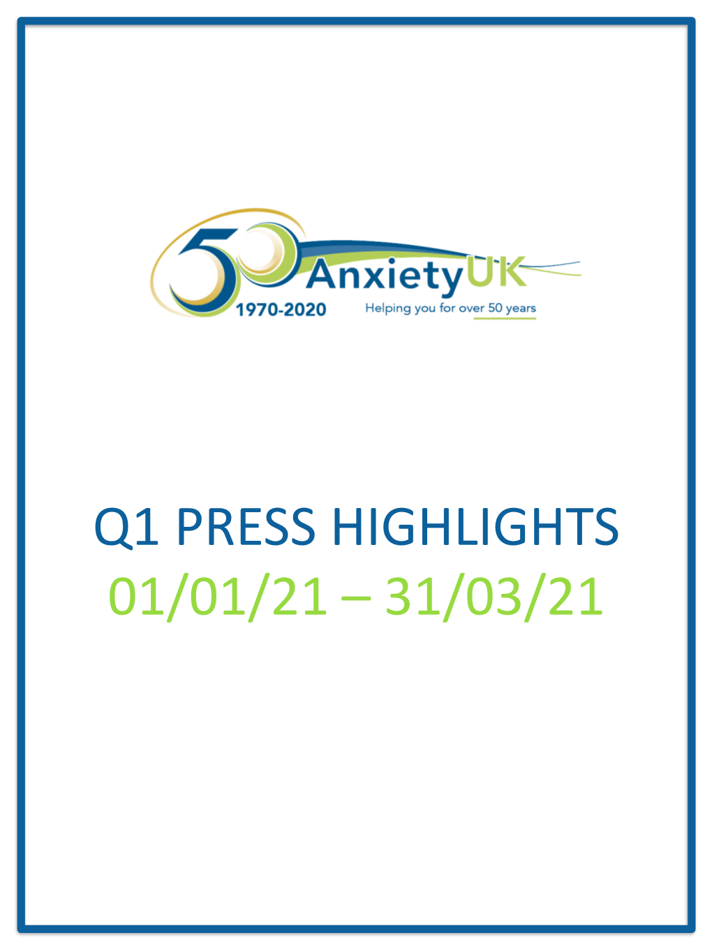 Q4 Press Highlights 01/10/20