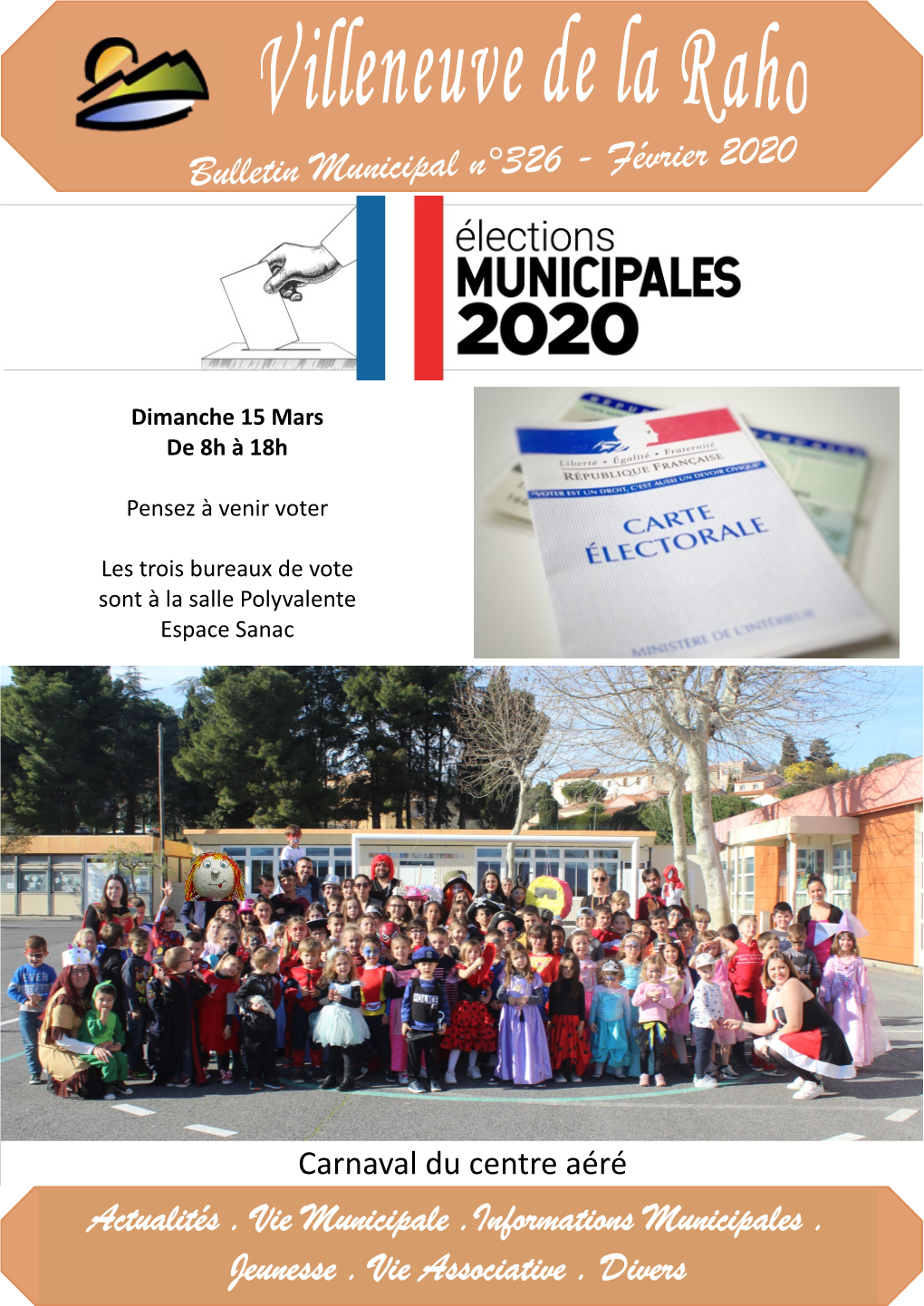 Actualités . Vie Municipale .Informations Municipales . Jeunesse . Vie Associative . Divers