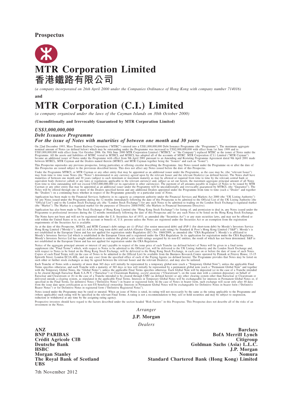 MTR Corporation