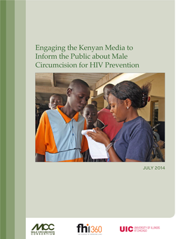 Engaging the Kenyan Media to Inform the Public About Male Circumcision for HIV Prevention