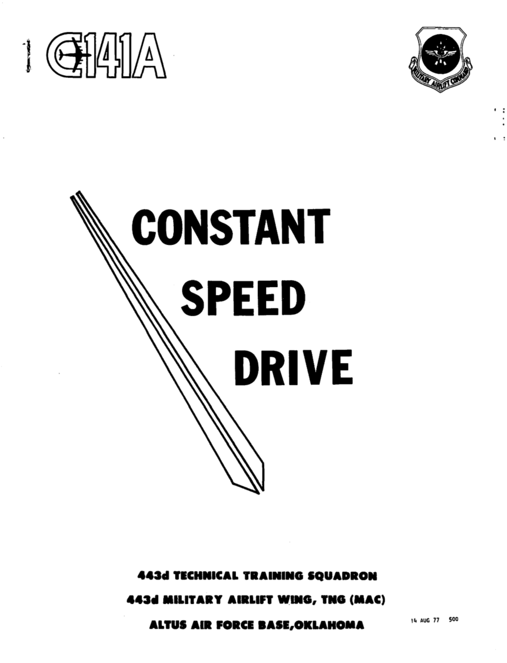 Constant Speed Drive