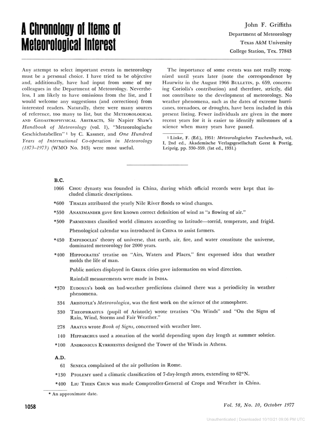 Downloaded 10/10/21 09:06 PM UTC Bulletin American Meteorological Society 1059