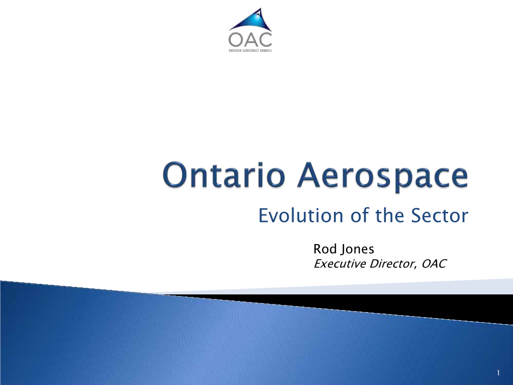 Ontario Aerospace Industry