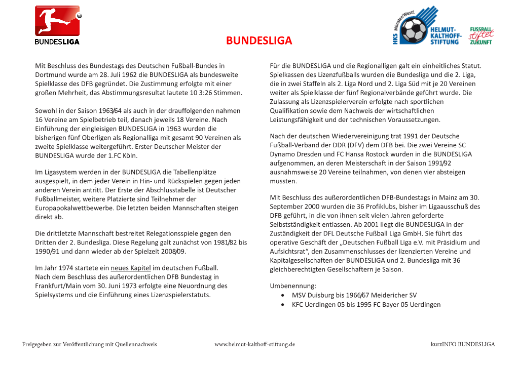 PDF Bundesliga