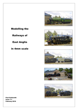 East Anglia Model Railways in 4Mm Scale