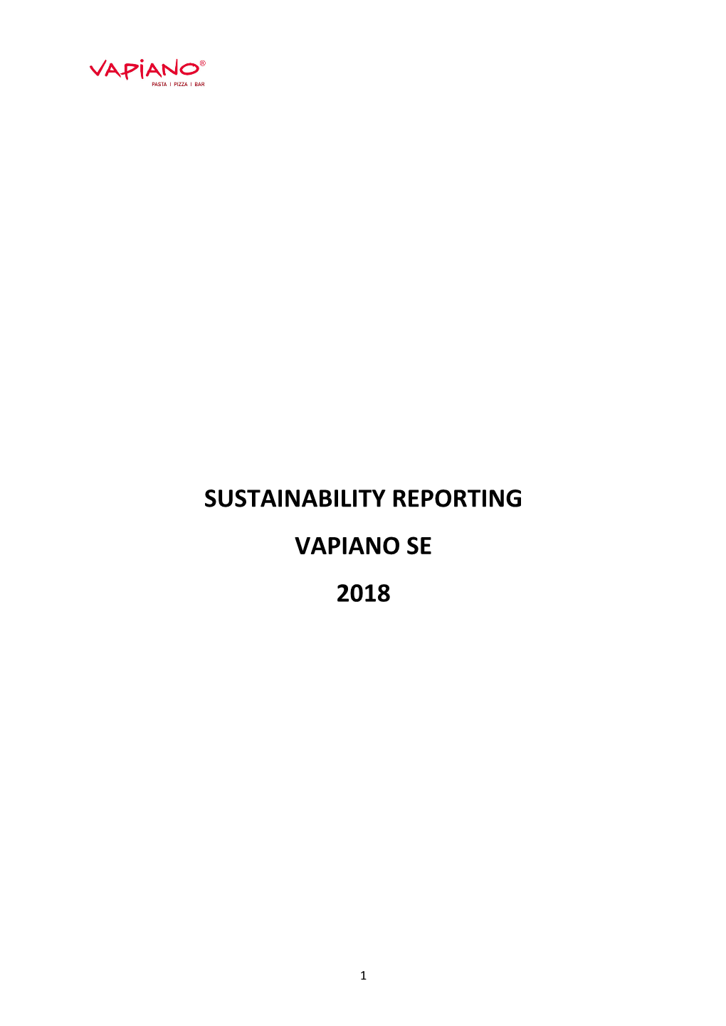 Sustainability Report 2018