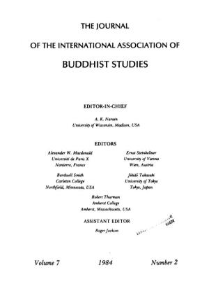 The Buddhist Path to Liberation: an Analysis of the Listing of Stages, by Rod Bucknell 7 2