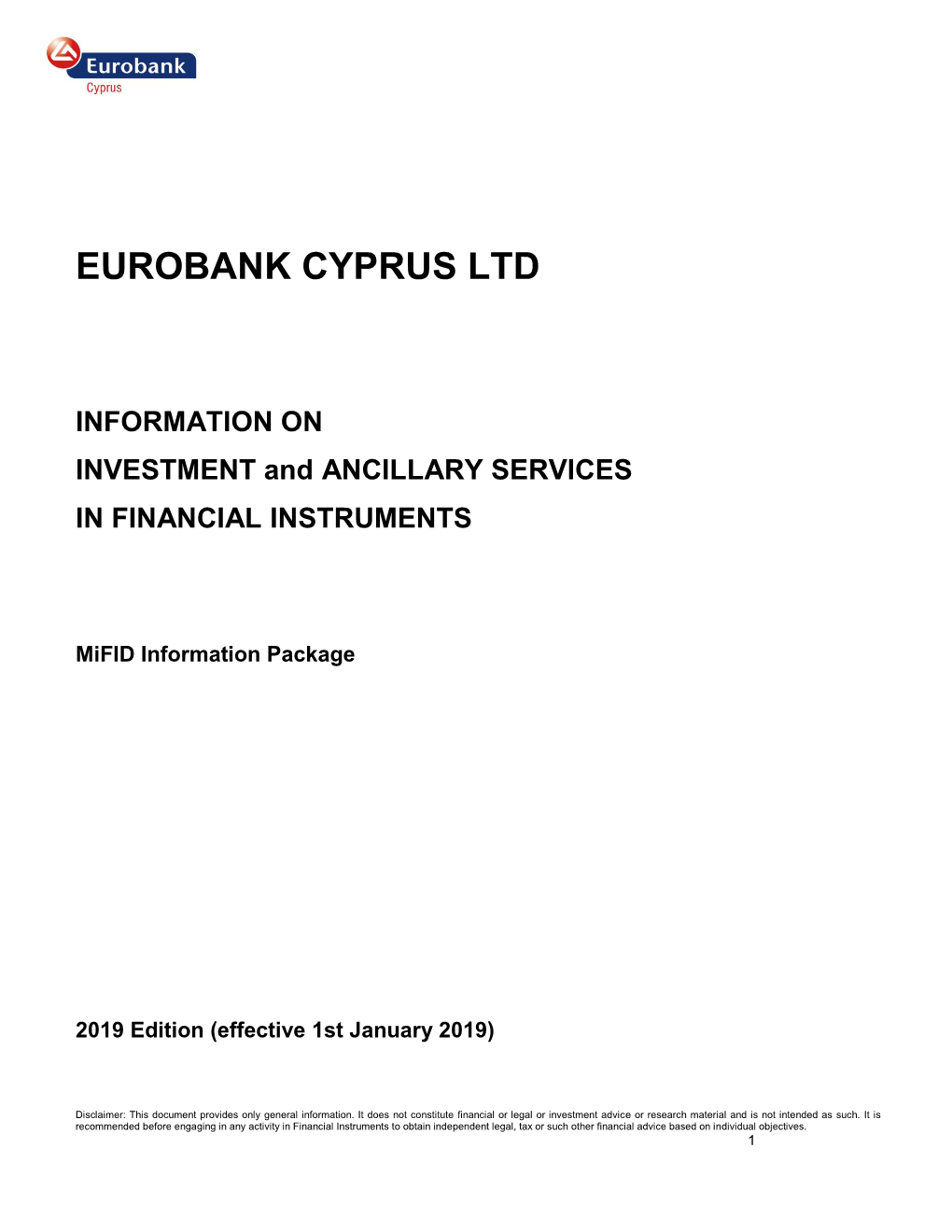 Eurobank Cyprus Ltd