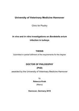 University of Veterinary Medicine Hannover