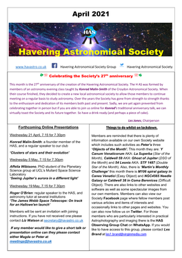 Havering Astronomical Society