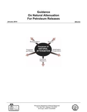 Guidance on Natural Attenuation for Petroleum Releases January 2014 RR-614