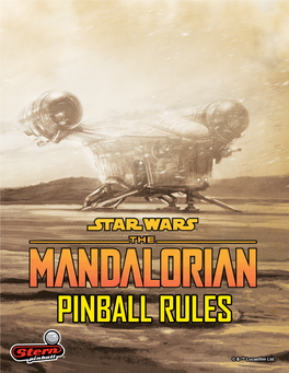 THE MANDALORIAN How-To-Play and Rule Guide VERSION 0.97.00