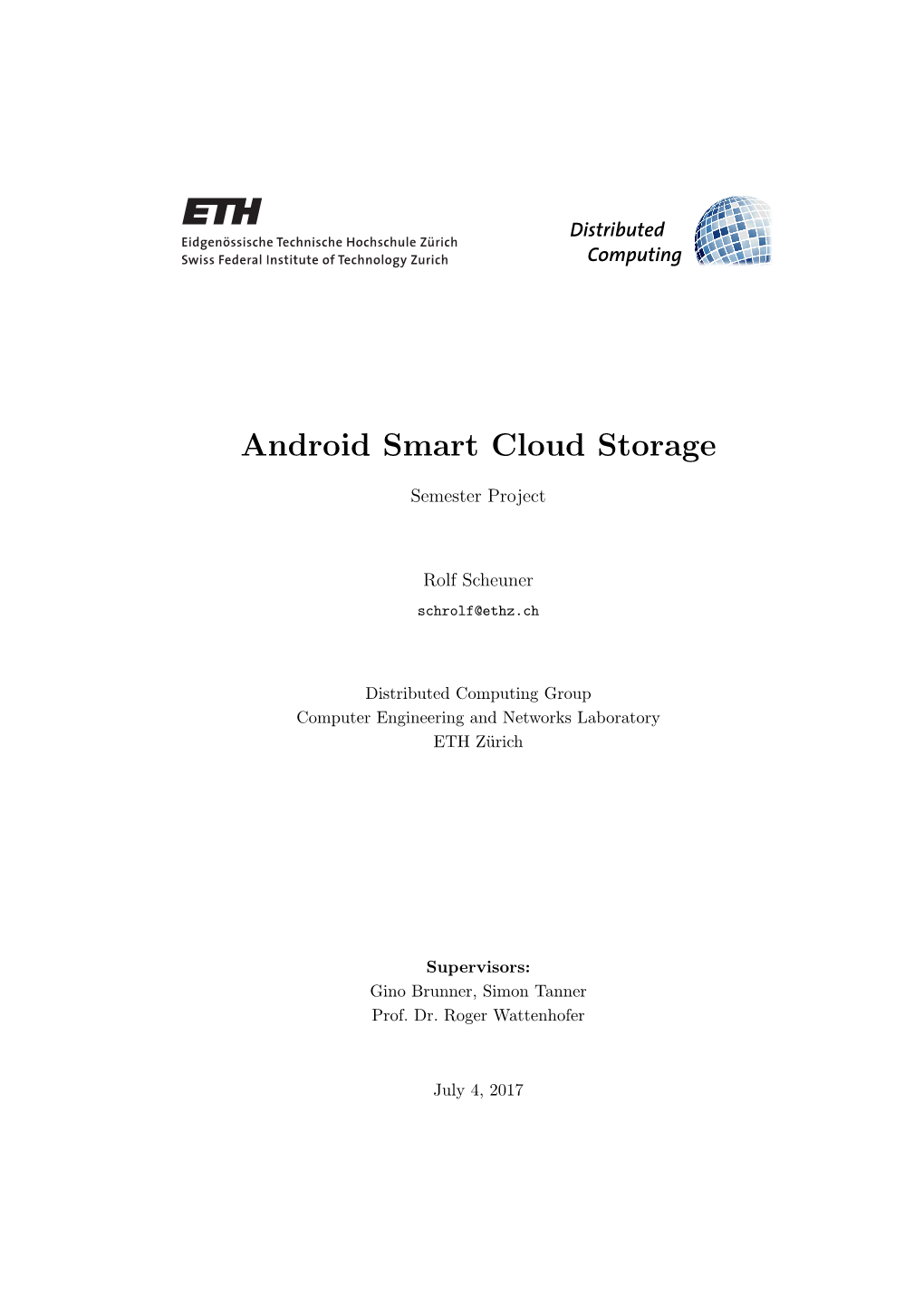 Android Smart Cloud Storage