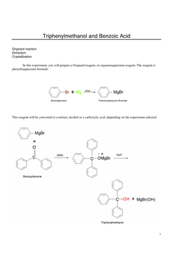 Ezp 36 Triphenylmethanol and Benzoic Acid-2