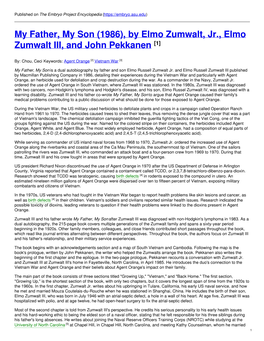 By Elmo Zumwalt, Jr., Elmo Zumwalt III, and John Pekkanen [1]