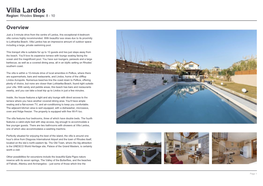 Villa Lardos Region: Rhodes Sleeps: 8 - 10