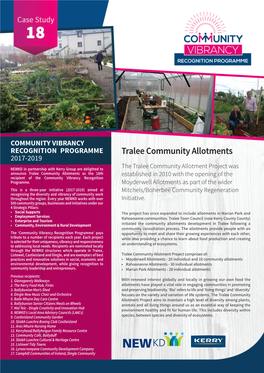 Tralee Community Allotments 2017-2019